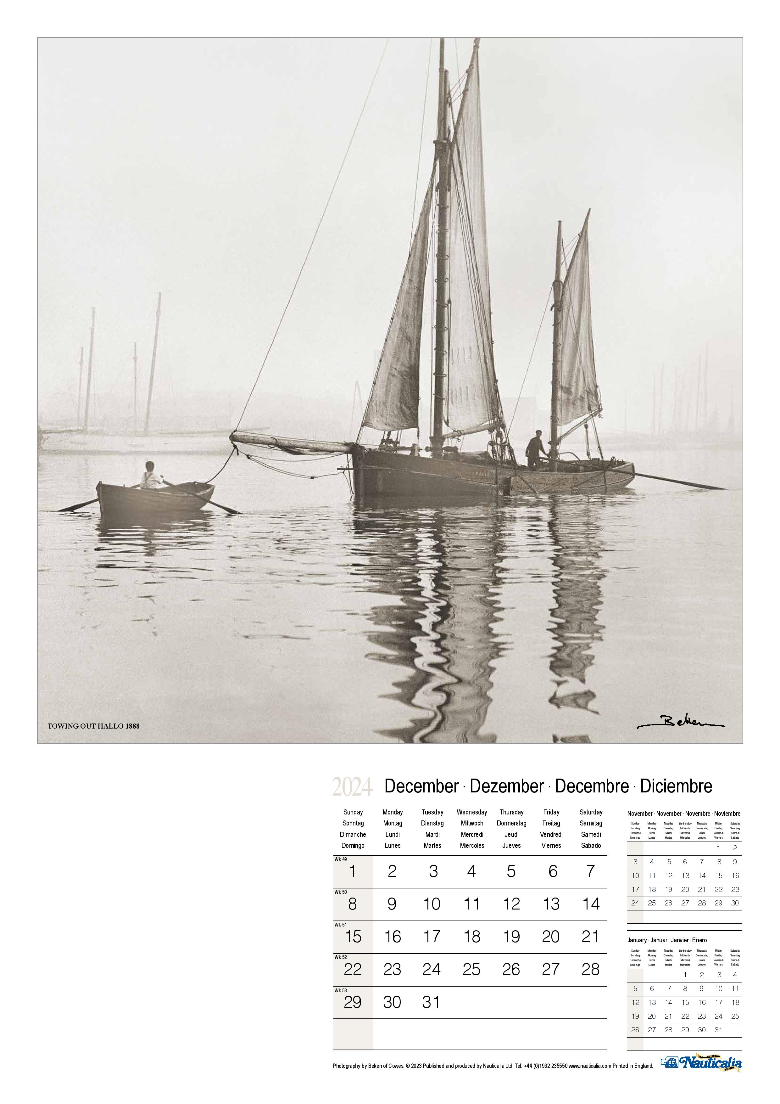 Calendar Classic Beken of Cowes Marine Photography